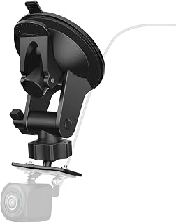 Pixelman Rear Camera Holder, Dash Cam Mount for Rear Windshield, Car Recorder Backup Bracket for Rearview Mirror, Reverse Camera Mount for SUV, Truck, RV, Auto