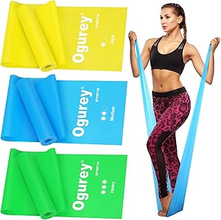 Resistance Bands, Professional Exercise Bands, Physical Therapy Bands for Strength Training, Yoga, Pilates, Stretching, Recovery, Stretch Elastic Band for Working Out, Workout Bands for Home Gym